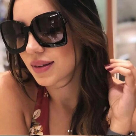 New Black Oversized Women Sunglasses main image 6